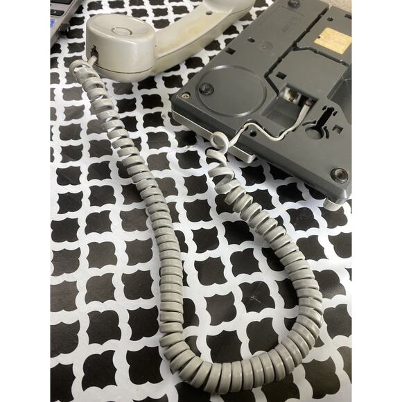 Harmony Telephone Push Button Wall Phone Grey Rare Slim Northern Telecom - Picture 5 of 5